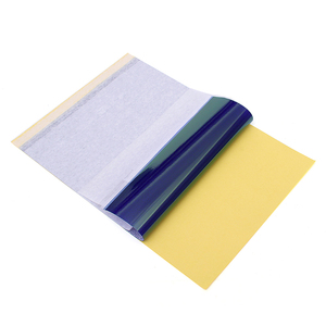 100 feuilles <span class=keywords><strong>de</strong></span> papier thermique pour transfert <span class=keywords><strong>de</strong></span> <span class=keywords><strong>tatouage</strong></span>, format A4, 4 couches, papier <span class=keywords><strong>carbone</strong></span> pour artiste - Product Image 4