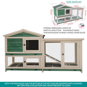 Jaula para mascotas <span class=keywords><strong>de</strong></span> lujo <span class=keywords><strong>de</strong></span> doble cubierta, Material <span class=keywords><strong>de</strong></span> madera a prueba <span class=keywords><strong>de</strong></span> orina para cerdo holandés, conejillo <span class=keywords><strong>de</strong></span> indias, <span class=keywords><strong>Paloma</strong></span> O gallinero, para uso en la sala <span class=keywords><strong>de</strong></span> estar - Product Image 5