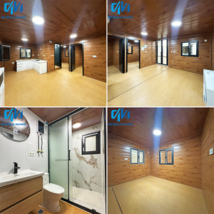 Ready To Move In 20ft 40ft Modern Wood Grain Prefabricated Mobile Home With Kitchen Bathroom Expandable Container House - Product Image 3