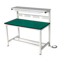 Banc mural antistatique ESD, établi de travail réglable en hauteur, bureau pour téléphone portable, poste de travail pour réparation de téléphones portables et d'ordinateurs