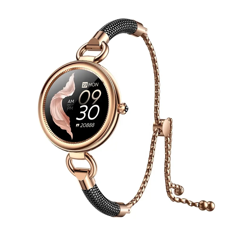 Fabrika doğrudan satış lüks kadın GT01 Smartwatch kadınlar için bilek çağrı hatırlatma sağlıklı spor monitör bayanlar akıllı saatler