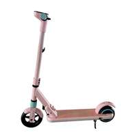 65 inç Katlanabilir Çocuklar Elektrikli Scooter 24V Magnezyum Alaşımlı Pembe Teal Çocuk Oyuncak E-Scooter Elektrikli Fren Kızlar