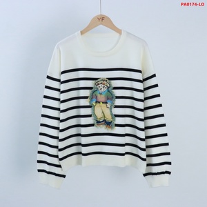 Nouveau Pull <span class=keywords><strong>Femme</strong></span> Automne 2026 de Haute Qualité à Manches Longues et Col Rond avec Motif Ours de Dessin Animé - Product Image 3