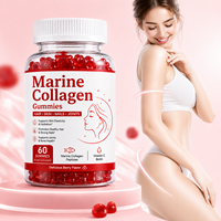 Gummies de collagène marin avec biotine et vitamines pour la santé des cheveux, de la peau, des ongles et des articulations – Marque privée, vente en gros, OEM, ODM