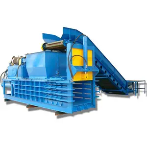 Large tyres wire waste square can aluminum hydraulic scrap metal balers