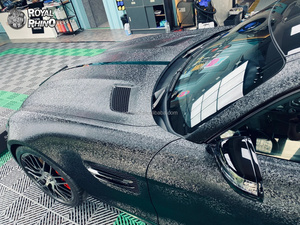 1.52*18m per Auto per animali domestici pellicola avvolgente in fibra di carbonio con trama cosmica fantasma pellicola avvolgente in vinile nero per accessori Auto - Product Image 3