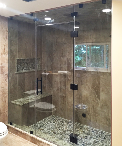 Aleader Modern Frameless Glass Shower Door