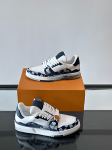 Chaussures de sport et de loisirs tendance pour hommes, nouvelle collection, confortables et respirantes, motif damier, style rétro, avec empiècements Danning - Product Image 3