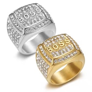 แหวนเพชรโมอิสสำหรับงานแต่งงานสไตล์ฮิปฮอป - Product Image 1