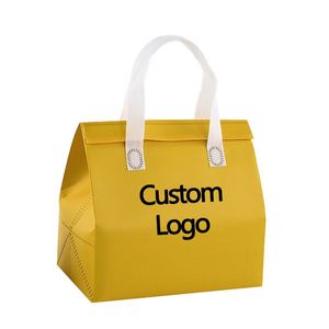 Waterproof Disposable Foldable Portable Cooler Bags Non-Woven Aluminum Foil Thermal Insulated Cartoon Food Drink Delivery - Product Image 4