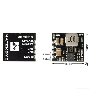 Matek Mbec12s Bec 6-60v a 5v/9v/v-adj de 18x15mm para Aviones RC, Helicópteros, Drones de Carreras, Piezas para Bricolaje - Product Image 4