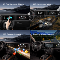 Radio para Auto Podofo de 21 Pulgadas con Android de 8 Núcleos, 8+128G, Pantalla Estilo Tesla, Carplay/Android Auto Inalámbrico, Internet 4G, Pantalla Dual