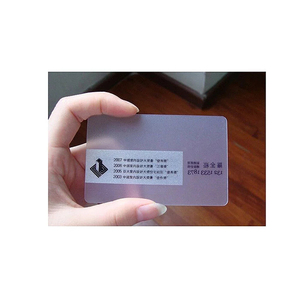 CMYK all'ingrosso stampa carta in PVC trasparente/carta trasparente/<span class=keywords><strong>patente</strong></span> di guida biglietto da visita - Product Image 3