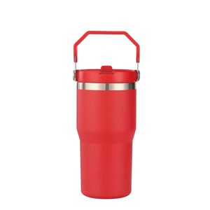 <b>Double</b> <b>Wall</b> Insulated Stainless Steel Travel <b>Cup</b> with Carry Handle, 30oz Tumbler for <b>Coffee</b> Water and Daily Drinks - Product Image 6