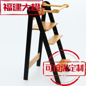 Wooden Toddler Step <b>Stool</b> Foldable Learning Tower Kitchen <b>Bathroom</b> Countertop Accessory <b>For</b> Children 12 Months And Above - Product Image 5