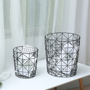 High Quality Metal Wire Household Laundry <b>Storage</b> <b>Basket</b> with Handle <b>for</b> Clothing <b>Storage</b> - Product Image 5