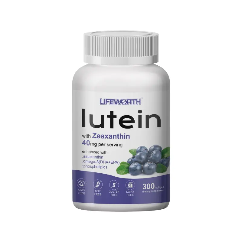 Lifworth Luteïne 20 Mg Met Zeaxanthine Softgels Ondersteunt De Gezondheid Van Het Oog