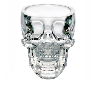 Vaso de cristal con forma de calavera para cóctel, vaso creativo para whisky, sin plomo, 80ml, venta al por mayor - Product Image 1