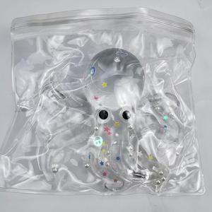 Wholesale Jellyfish Squish New Design Maltose Small Octopus Squeeze Toy <b>Glitter</b> Animal Stress Relief Toy - Product Image 3