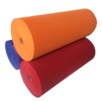 Vente chaude 100% Polyester Non-tissé Feutre Tissu Rouleau Feuille Respirant Étanche Antistatique Dur Doux Aiguille-Poinçon Non-tissé