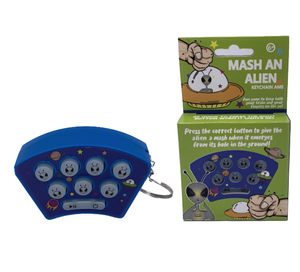Effets sonores et lumineux personnalisés Hamster Whack a Mole & Mash a Monster Fidget Game Porte-clés pour événements et fêtes - Product Image 1
