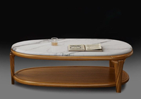 Table basse en bois moderne pour salon, nouvelle combinaison de tailles