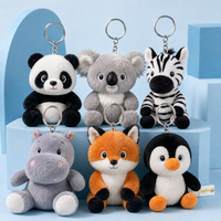 Porte-clés en peluche en gros, porte-clés personnalisés en forme d'animaux pour les parcs zoologiques, les musées, les attractions touristiques et les magasins de détail