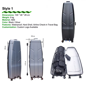 Dericsson <b>Golf</b> Travel Case Custom <b>Golf</b> Travel Bag Hard Case with Wheels Retractable Legs Airline Check-in Protective <b>Golf</b> Bag - Product Image 2