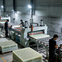 Grille moulée en FRP antidérapante pour le traitement de l'eau et les plateformes offshore | Grille de passage FRB 38x38x25mm