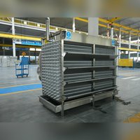 Évaporateur de congélateur tunnel en acier inoxydable robuste à basse température pour l'application de transformation de viande IQF