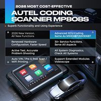Herramienta de Diagnóstico Bidireccional Autel MaxiPRO MP808S 2026 con 2 Años de Actualización, Codificación Avanzada de ECU, Diagnóstico de Ajuste para Automóviles