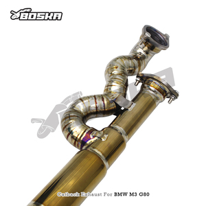Sistema de Escape Valvetronic Personalizado para BMW M3/M4 G80/G82 M2 G87 S58 3.0T 2021-2026, Ti/SS304, Diseño de Tubo Intermedio de Igual Longitud y Tubo en Z - Product Image 6