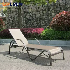 Uplion mobili da giardino moderni imbracatura in alluminio lettino reclinabile lettino da spiaggia lettino da sole