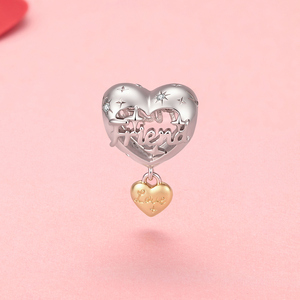 Pendentif Cœur avec Gravure d'Ami Plaqué Or, Bijou Romantique Unisexe - Product Image 4