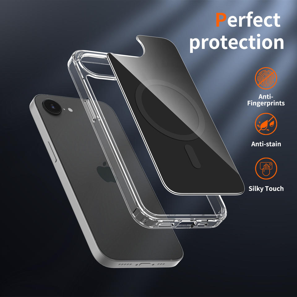 Factory Anti-Scratch Black iPhone 17e Case with Pure Color Back Cover ...