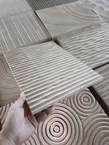 نسيج مخصص متعدد الطبقات نحت الخشب الصلب لوحة زخرفية جدار لوح خشبي - Product Image 5