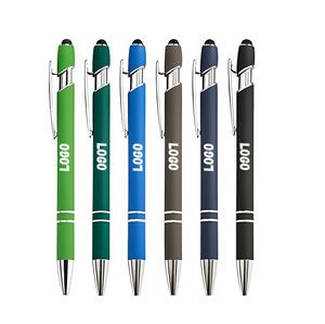 Promotieartikelen Bedrijfsgeschenken Op maat bedrukte rode balpennen Leveranciers Goudkleurige balpennen Balpen stylus - Product Image 1