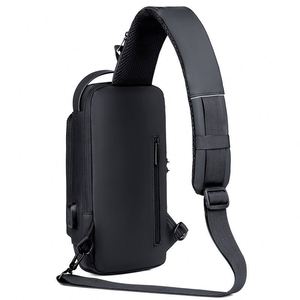Sy766 Fashion Waterproof Chest Men Cross Body <b>Shoulder</b> With Usb Anti Theft Crossbody <b>Sling</b> Bag - Product Image 2