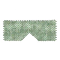 Masque pour les yeux en perles de pierre naturelle réutilisables avec logo personnalisé, certifié CE, massage pour les yeux et le cou