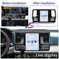 Tesla Style Android 11 Qualcomm Apple CarPlay GPS Navigation IPS Écran Vidéo Lecteur Multimédia Pour Volkswagen T5 T6 2016-2019