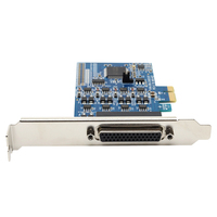 Tarjeta de puerto serie múltiple de alta velocidad PCI-E a 4 puertos 422/300bps-921.6Kbps RTS/CTS XON/XOFF