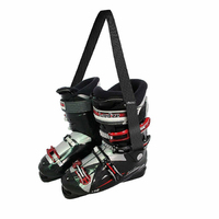 Sangle de transport portable avec poignée en sangle et boucle pour bottes de skate et de ski, bandoulière