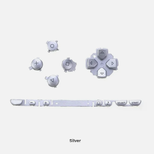 Kit de boutons pour <span class=keywords><strong>PSP</strong></span> 1000 : <span class=keywords><strong>D</strong></span>-Pad, boutons latéraux, touches de volume, pièces de rechange en silicone conducteur, accessoires de réparation pour jeux - Product Image 2