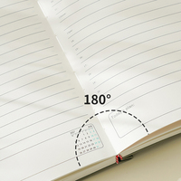 Carnet A5 personnalisé en cuir PU, carnet de bureau, carnet d'affaires, 200 pages, couverture en cuir, personnalisable