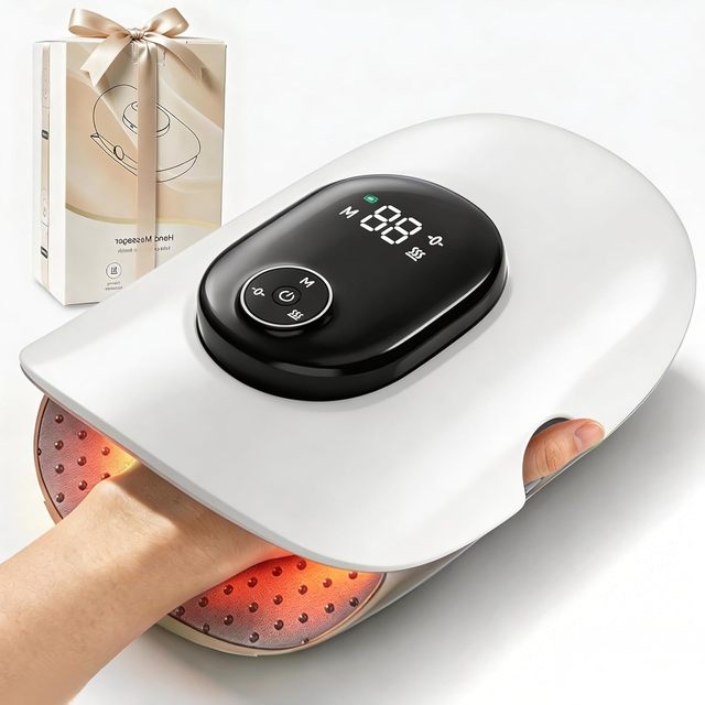 Eveekon 2026 Latest Air Compression Hand Massager, Electric Hand Massager for Finger Stretching Hand Relief