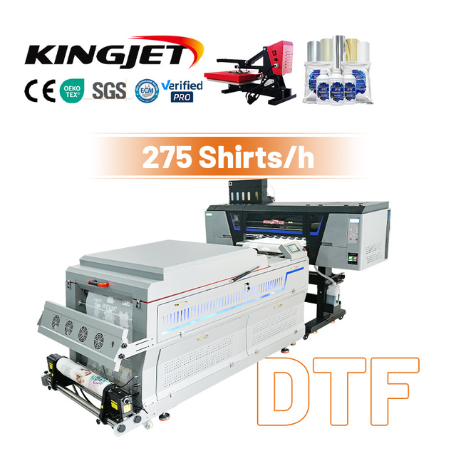 For New Custom Clothes Printers Commercial 60cm I3200 DTF Printer A3 T-Shirt Printing Machine Automatic Dual Voltage 1 Year