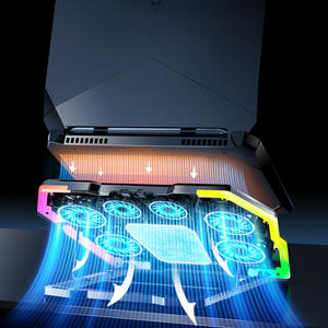 <span class=keywords><strong>Refroidisseur</strong></span> d'ordinateur <span class=keywords><strong>portable</strong></span> Leizun LZ-D13 avec 6 ventilateurs, support réglable, affichage numérique, en ABS et PP, pour ordinateurs portables de 14,1 à 21 pouces - Product Image 6