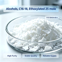 CAS 68439-49-6 C16-18 Alcool éthoxylé Ceteareth-25 Tensioactif