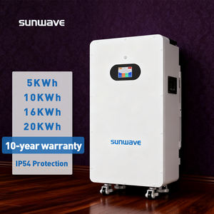 썬웨이브 10년 보증 EU 창고 10kWh 48v 200Ah 리튬 배터리 가정용 에너지 저장 리튬 이온 배터리 시스템 - Product Image 1