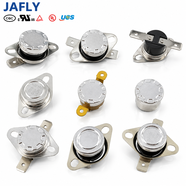 KSD301 Bimetal Thermostat 250V 10A 16A Thermal Switch 45℃~275℃  Temperature Control Protector for Water Heater Appliance